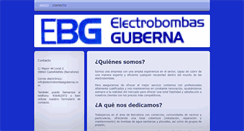 Desktop Screenshot of electrobombasguberna.com